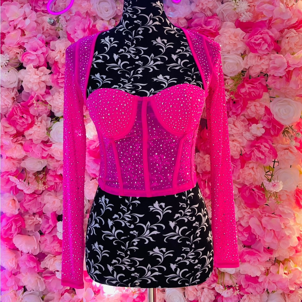 Rhinestone Pink top